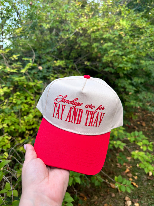 Limited Edition- Sundays are for Tay and Trav Trucker Hat