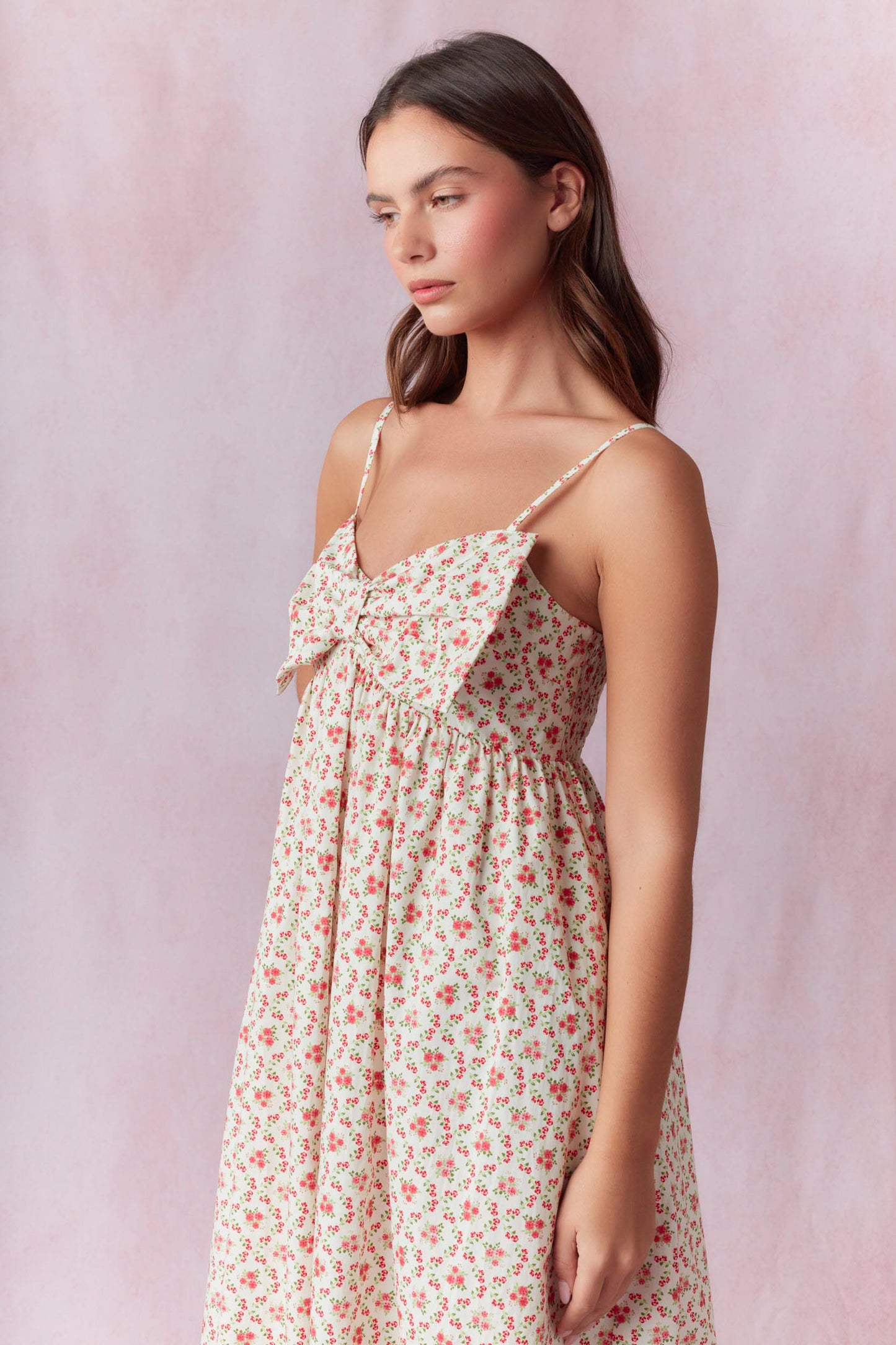Picnic Midi Bow Dress