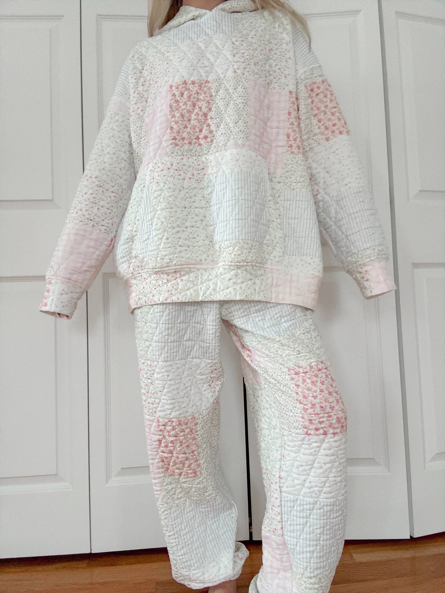 Quilted Pastel Joggers