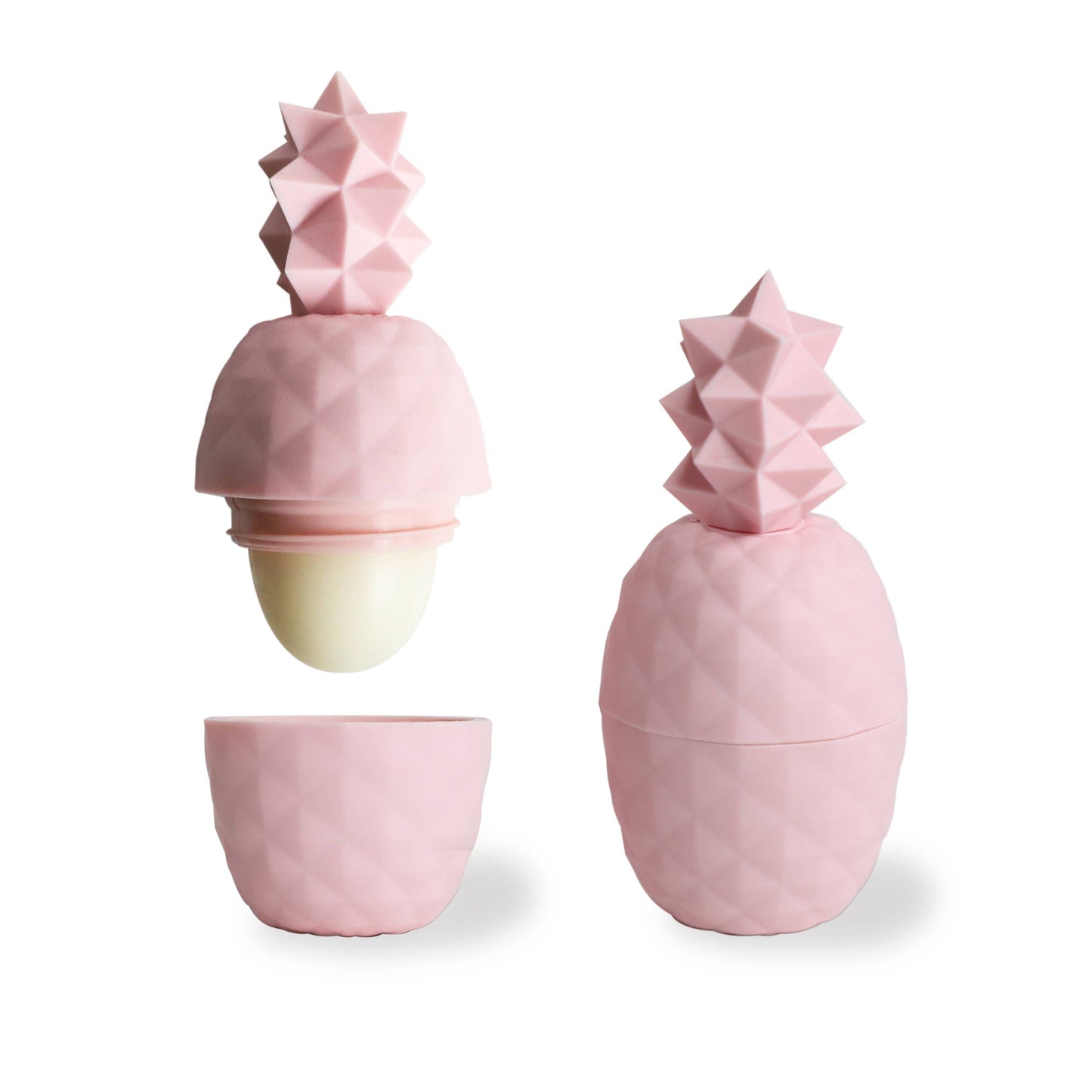 Pink Pineapple Lip Balm 100% Natural: Pink / Strawberry Mango /