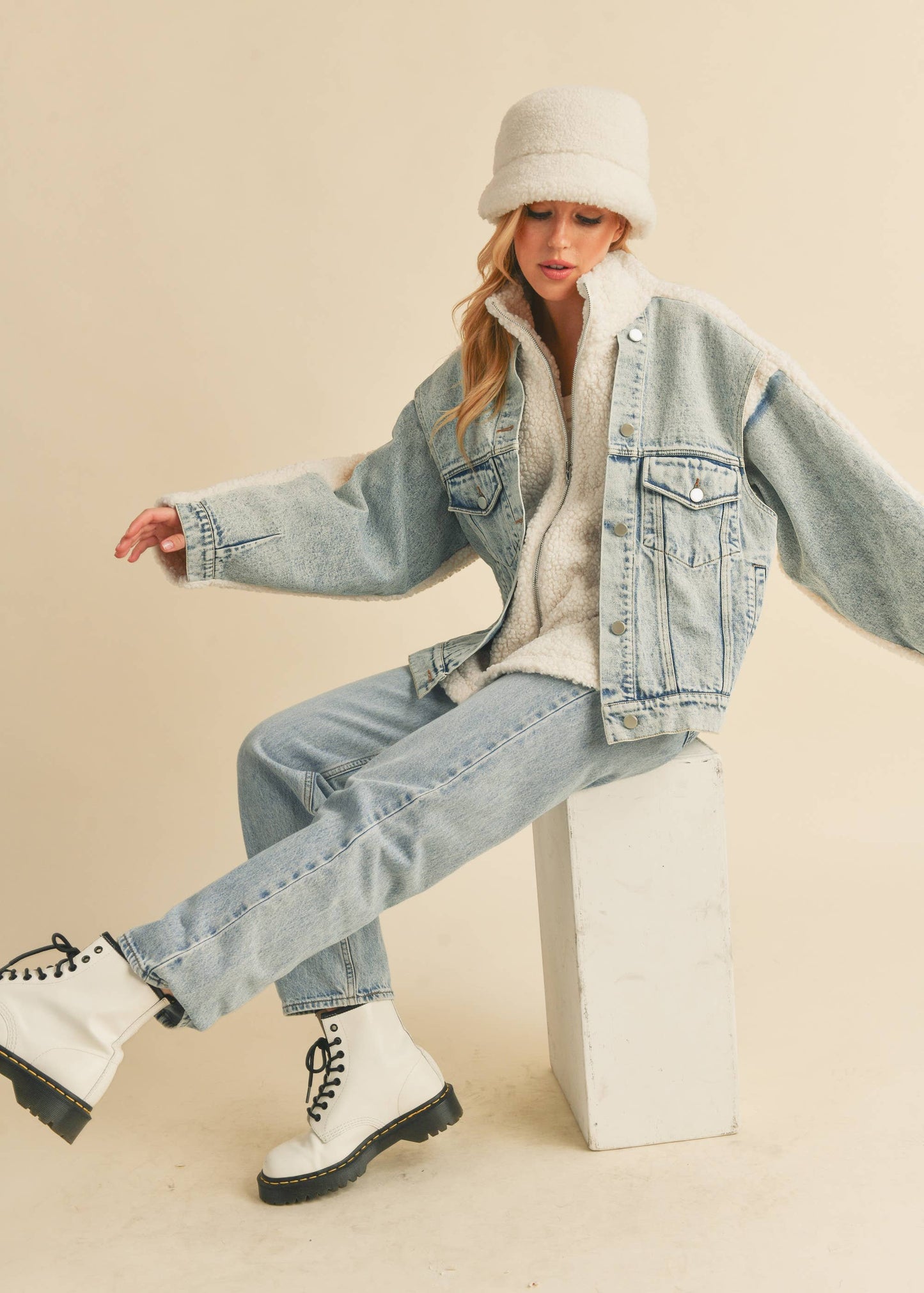 Dorian Sherpa Denim Jacket