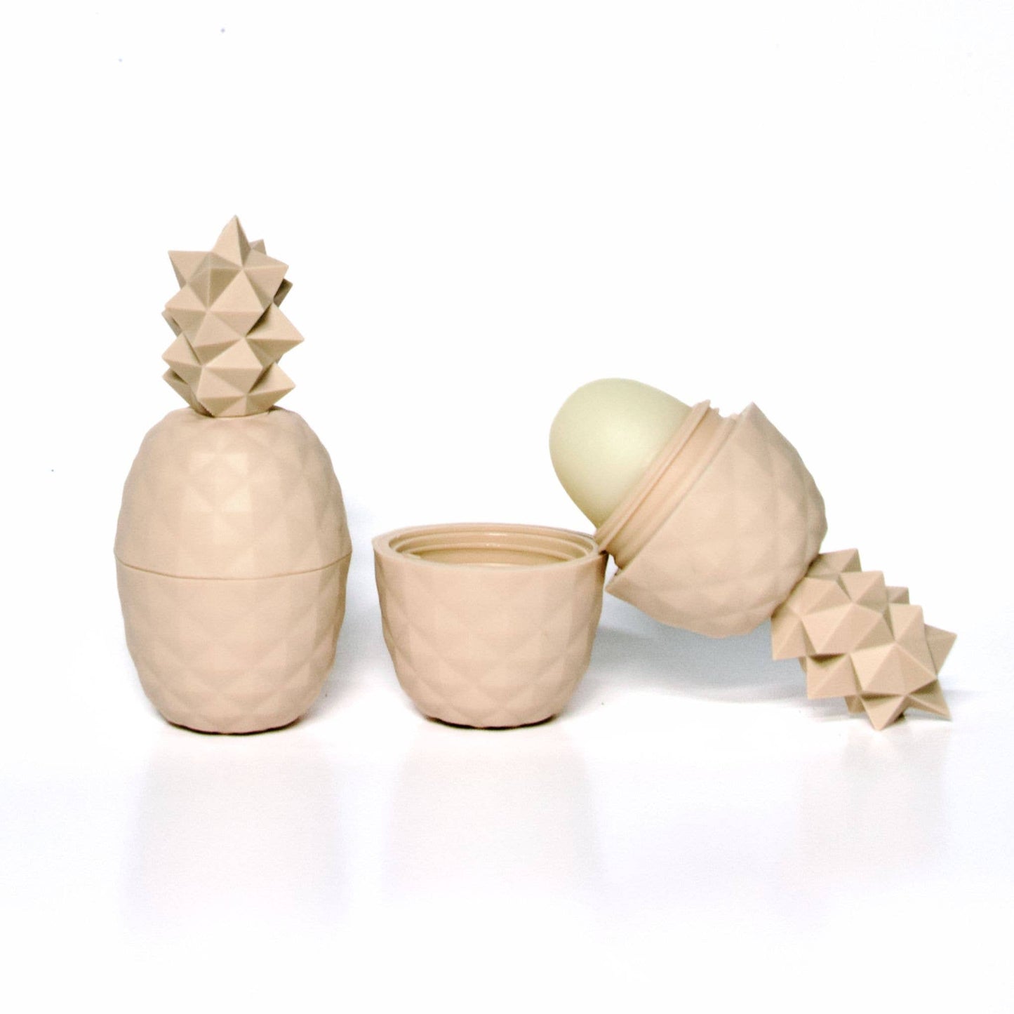 Cream Pineapple Lip Balm Natural: Cream / Marshmallow / Clear Box PEGGABLE