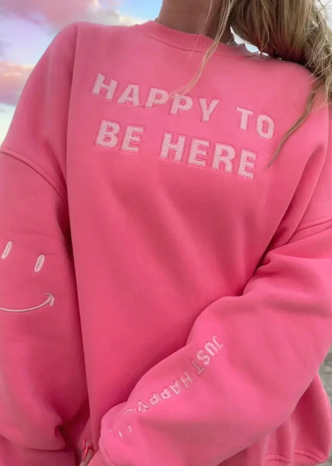 Happy To Be Here Crewneck