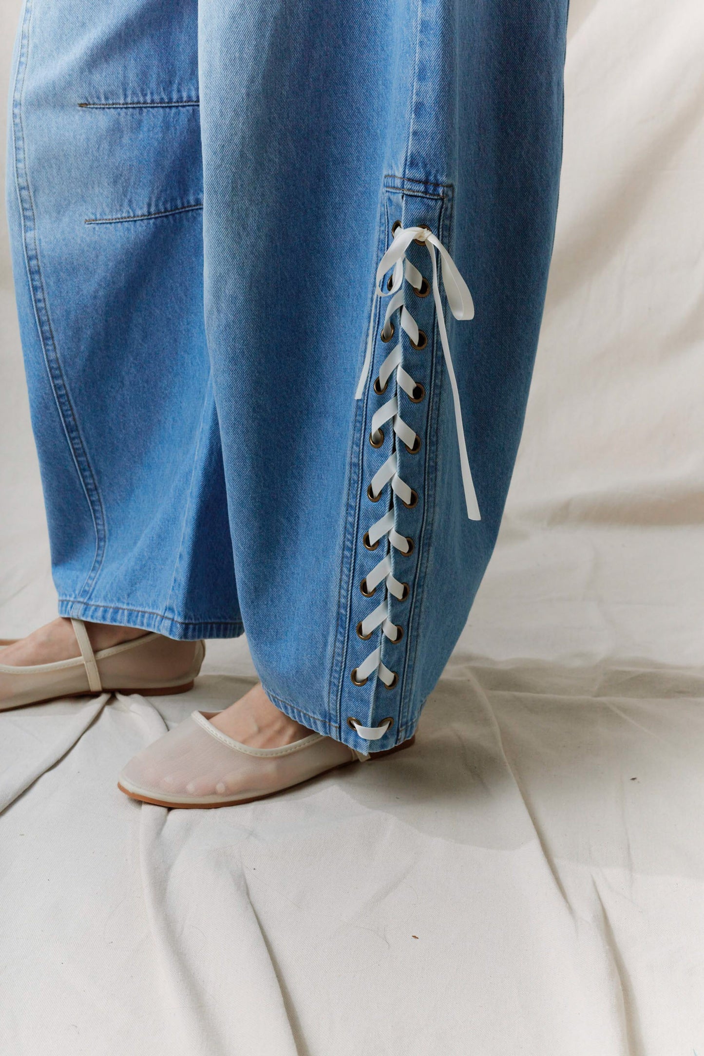 Blue Ridge Lace Up Denim