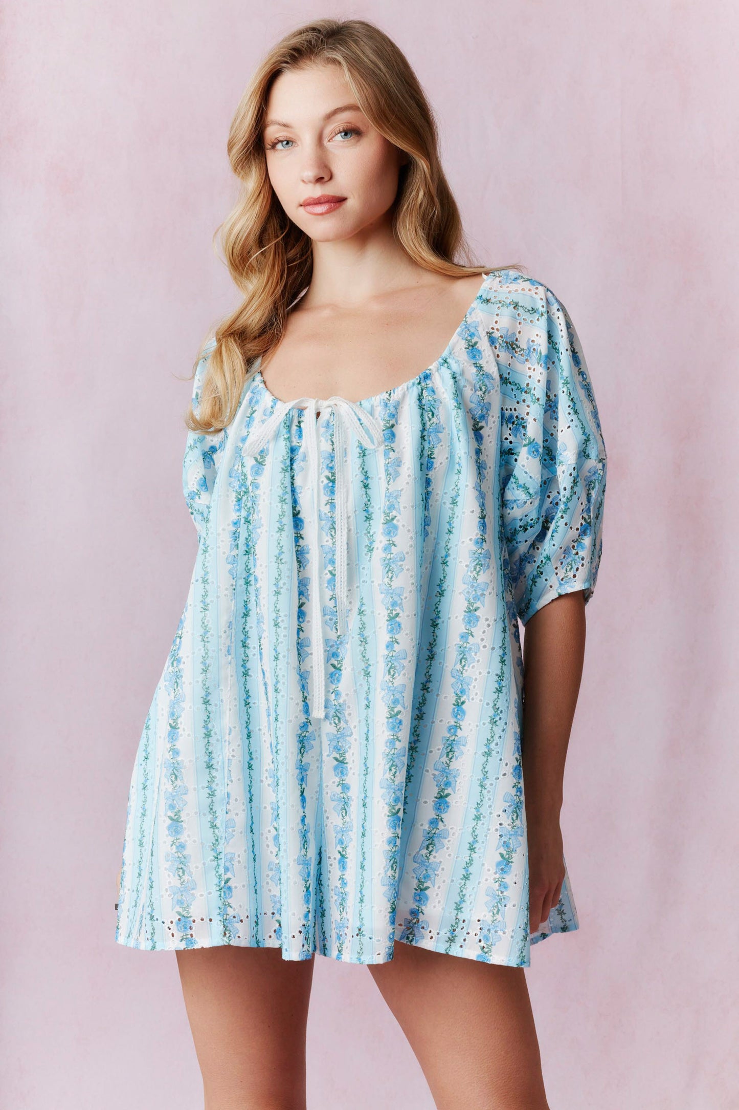 Susannah Eyelet Lace Romper