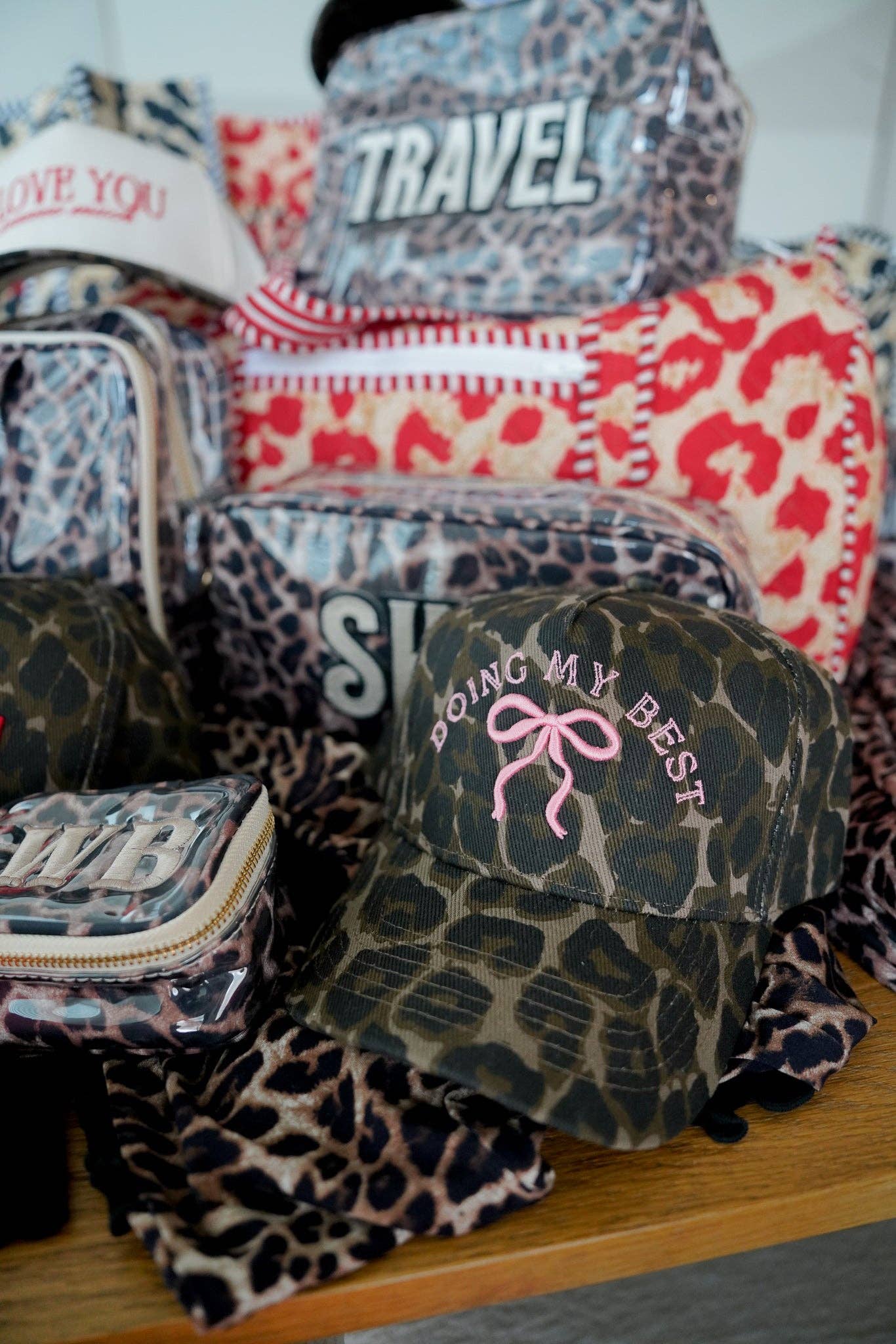 Doing My Best - Vintage Trucker Hat: Cheetah