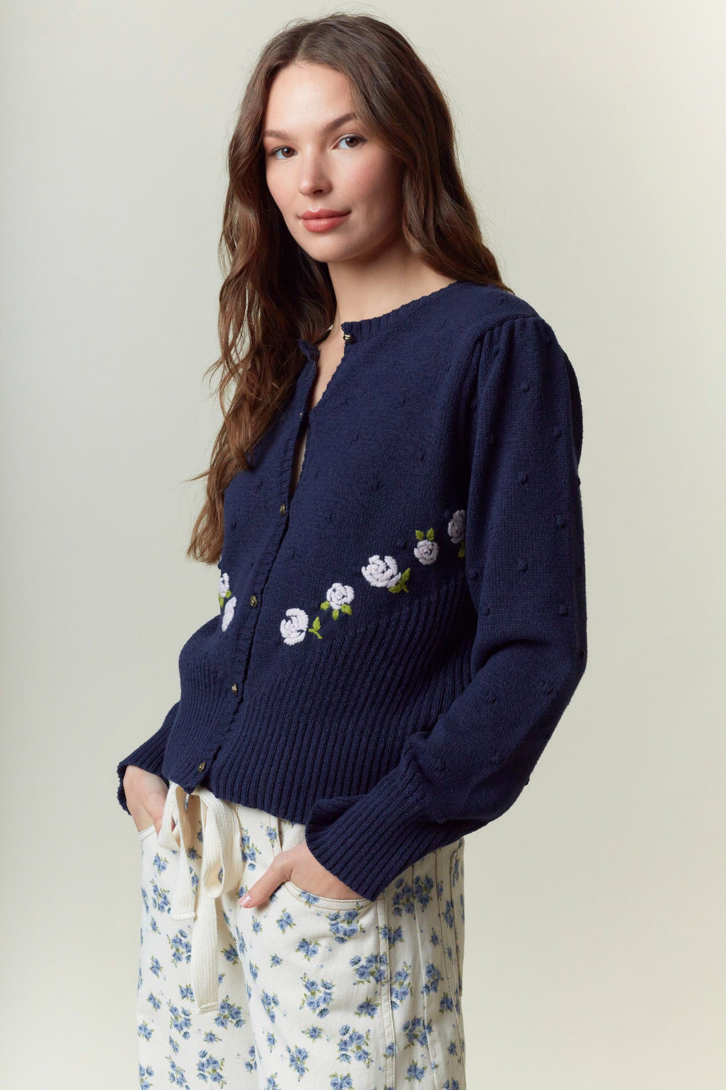 Midnight Rose Cardigan