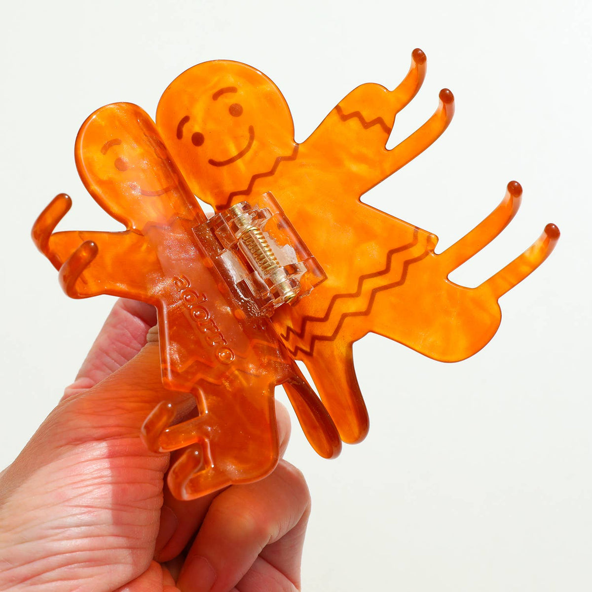 Gingerbread Man and Lady | Holiday Claw Clips