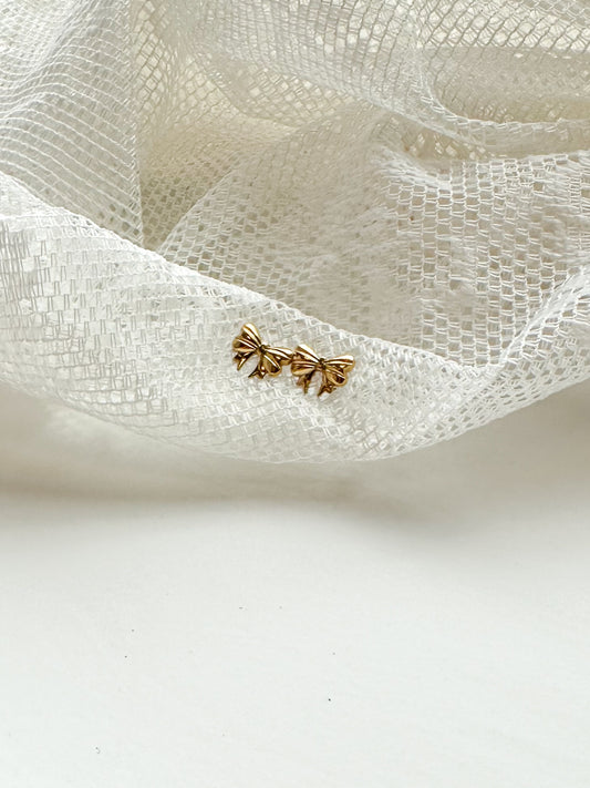 Petite Bow Studs