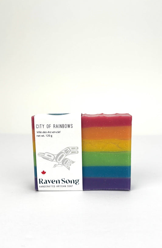 City of Rainbows Artwork Soap | Peppermint + Spearmint