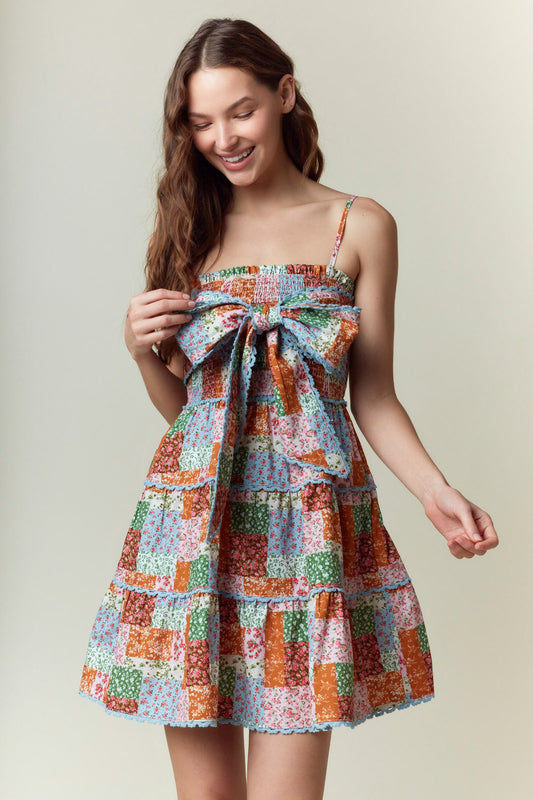 Peachtree Lane Mini Bow Dress