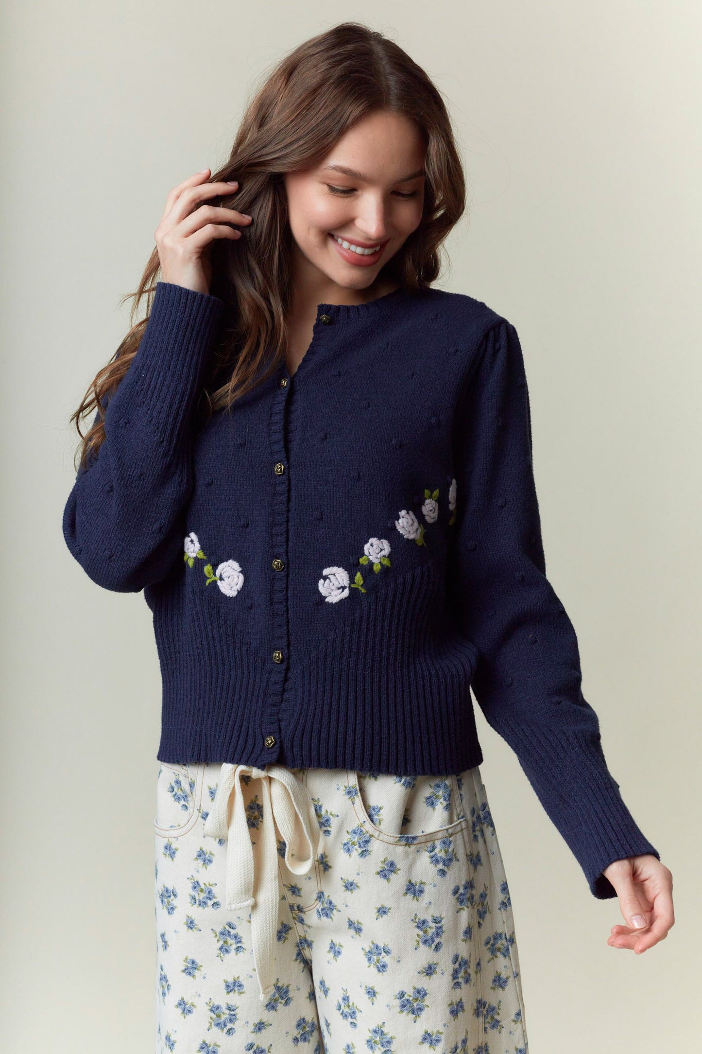 Midnight Rose Cardigan