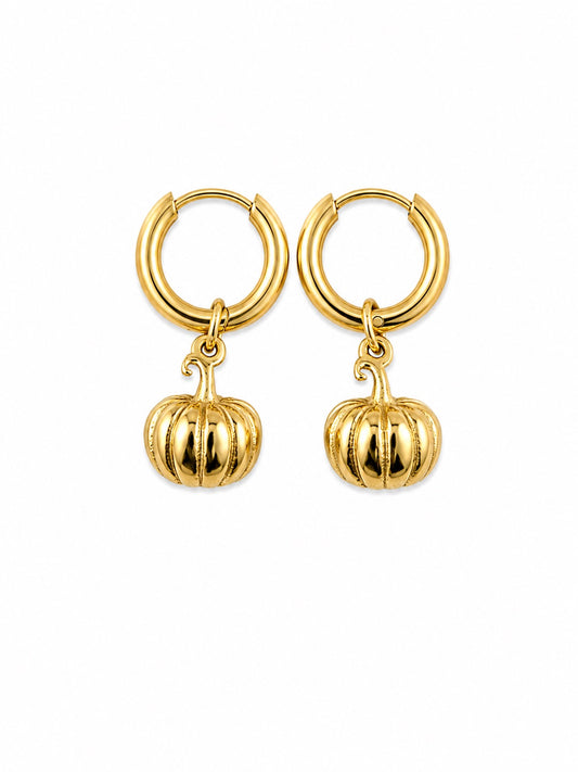 Limited Edition Six n Stone - Pumpkin Earrings