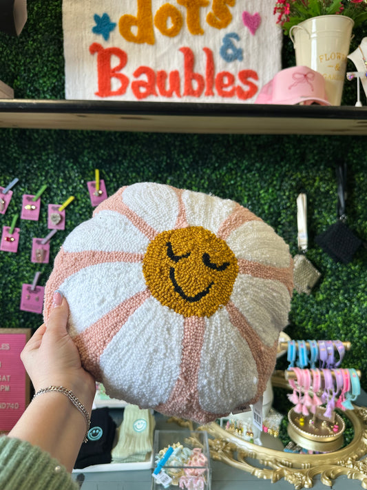 Smiley Daisy Cushion
