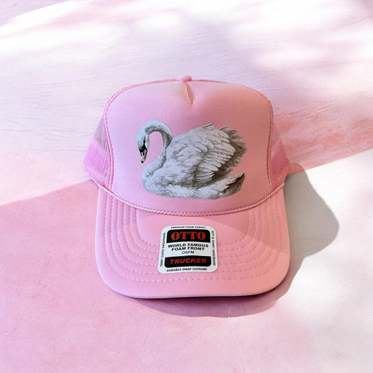 Swan Trucker Hat