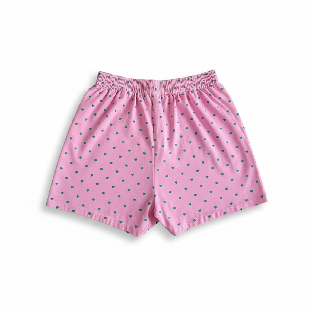 Hearts Boxer Short - Bubblegum