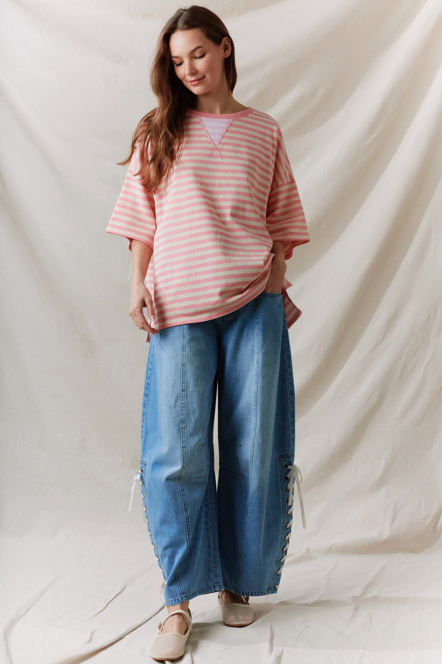 Blue Ridge Lace Up Denim