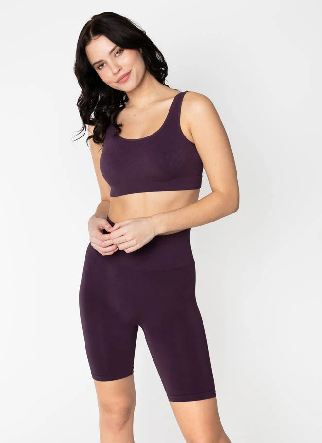 Essential Ribbed Knit Bike Short