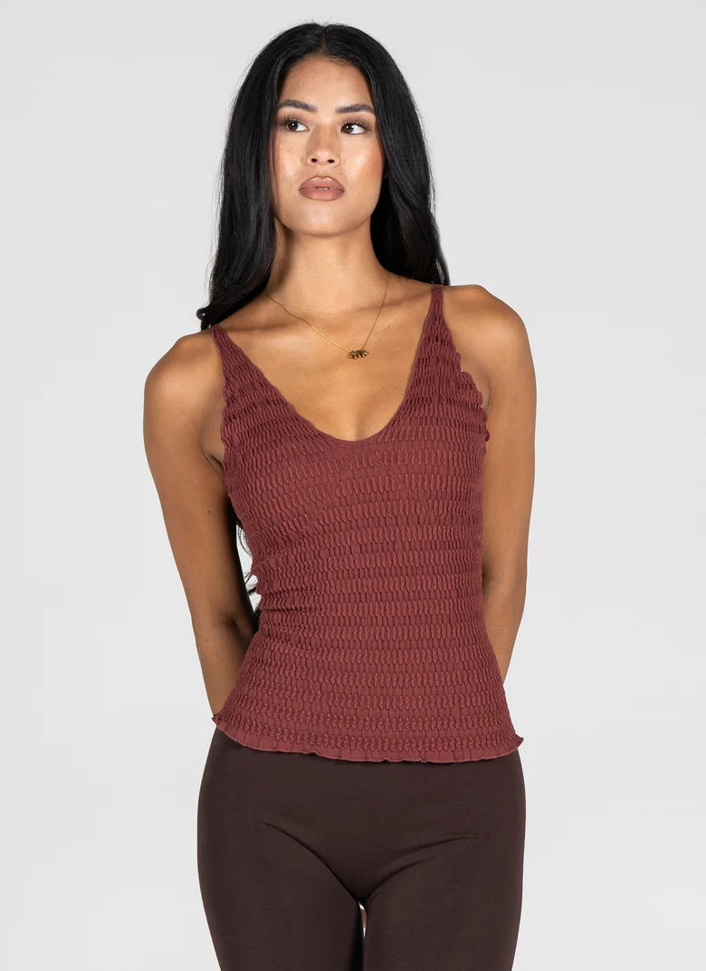 C'est Moi Smocked Cami