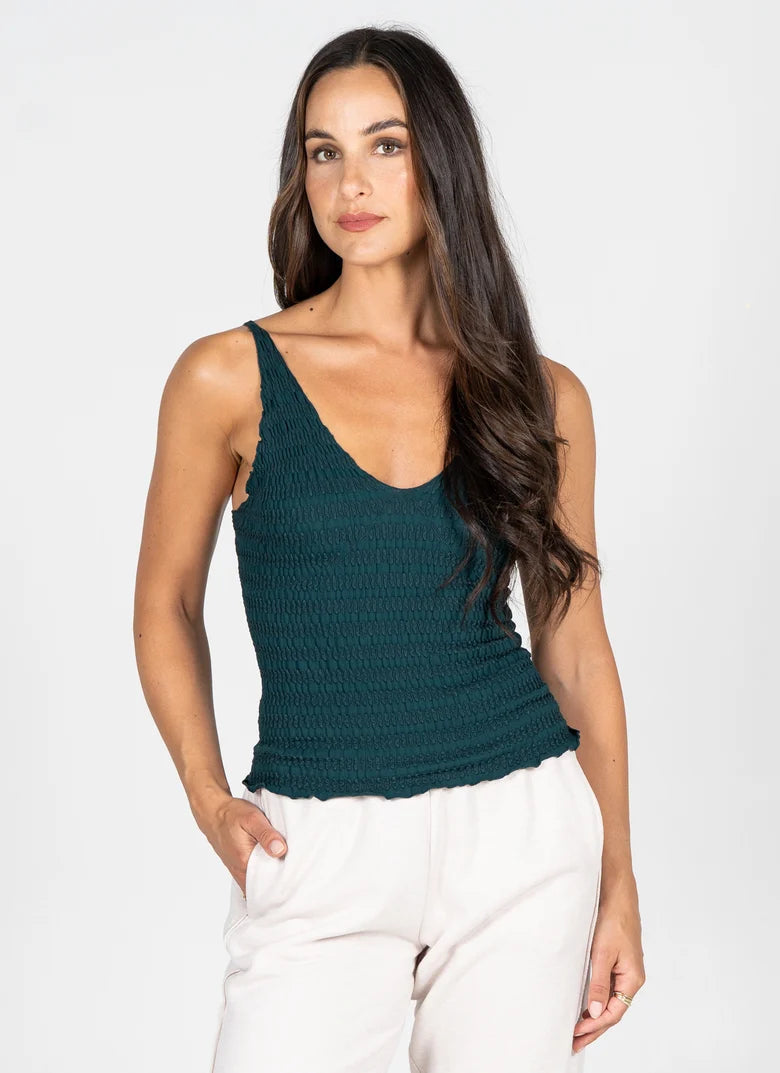 C'est Moi Smocked Cami