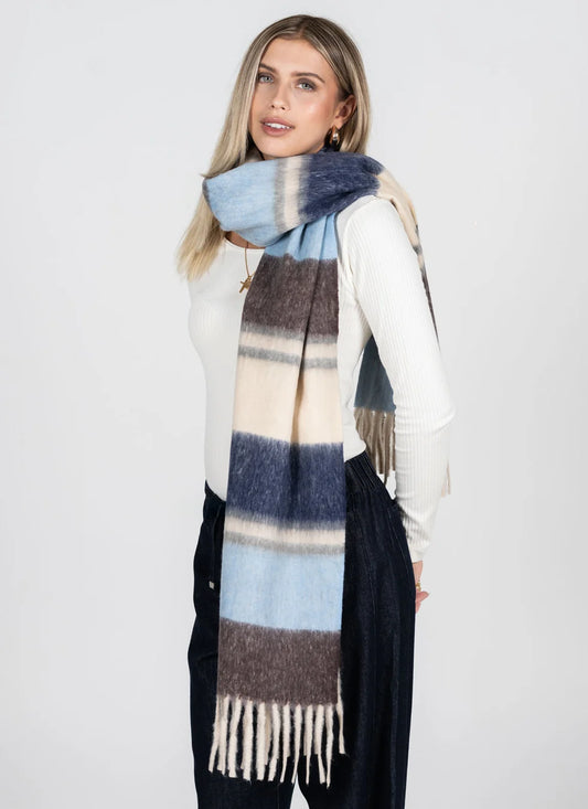 Stripe Blanket Scarf