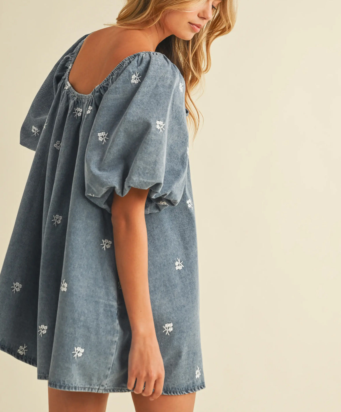 Daisy Dreams Denim Romper
