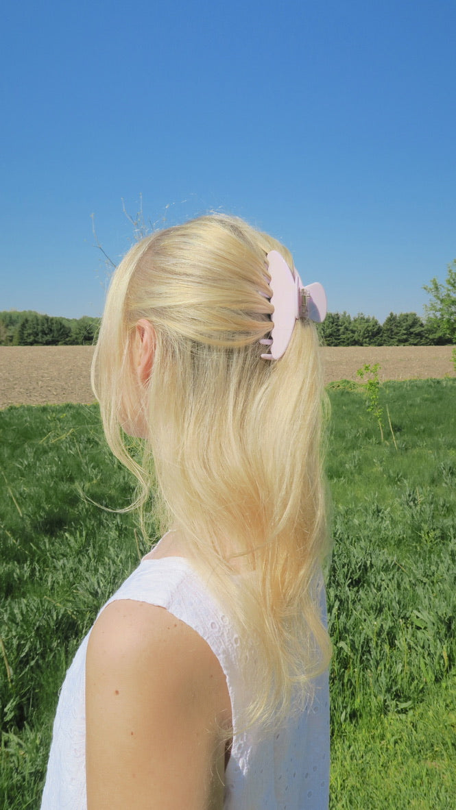 Rounded Claw Clip Lavender