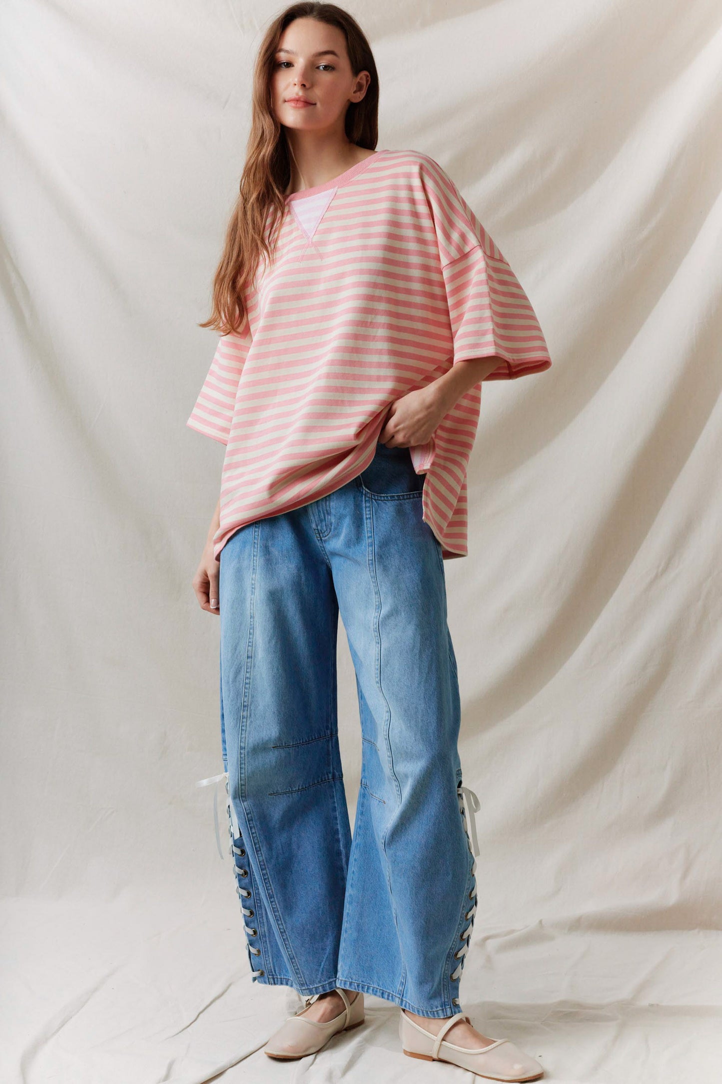 Blue Ridge Lace Up Denim
