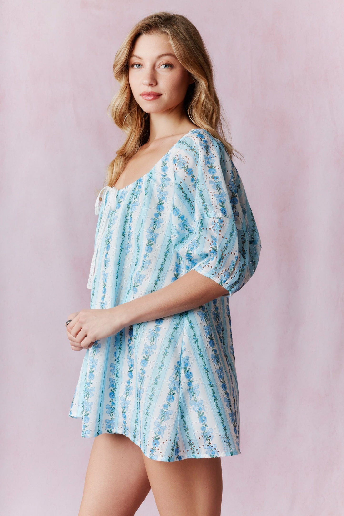 Susannah Eyelet Lace Romper