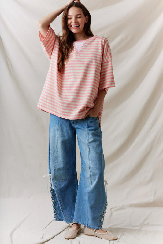 Blue Ridge Lace Up Denim