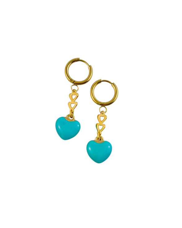 Heart Candy Drop Earrings