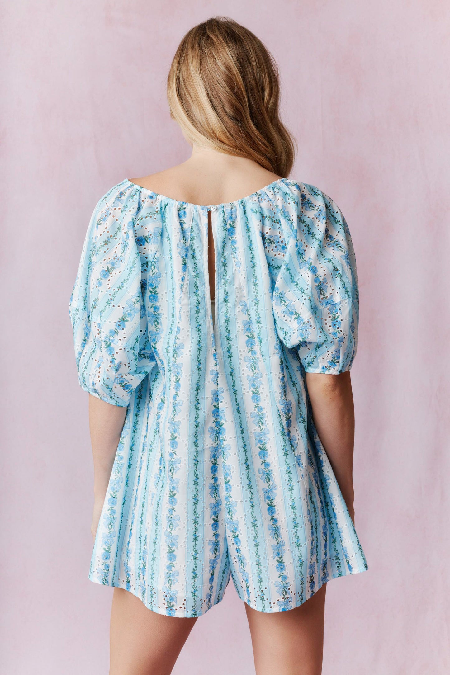 Susannah Eyelet Lace Romper