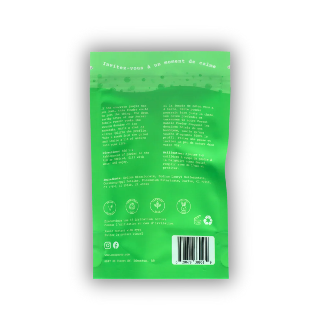 Soap So Co. Forest Bubble Powder