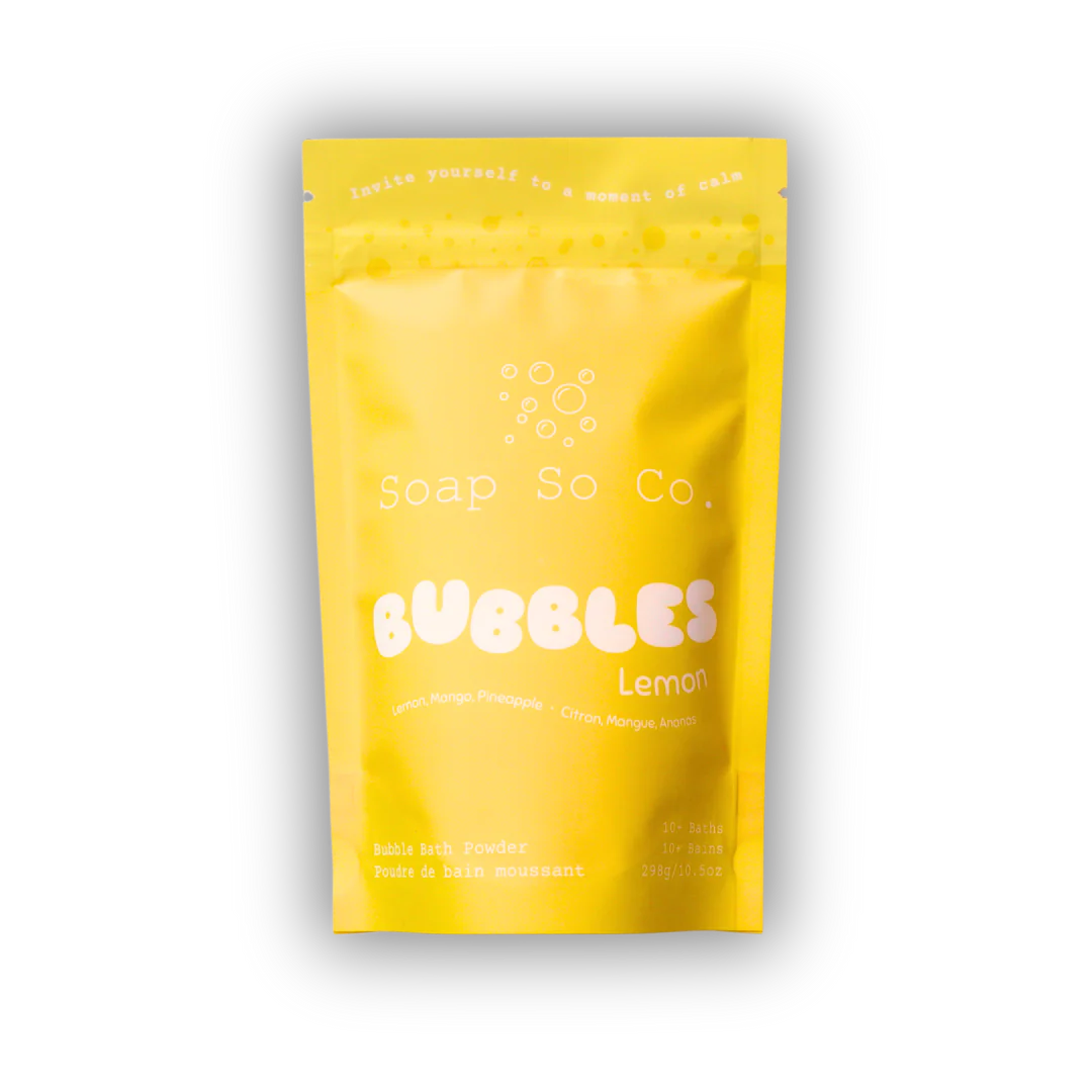 Soap So Co. Lemon Bubble Powder