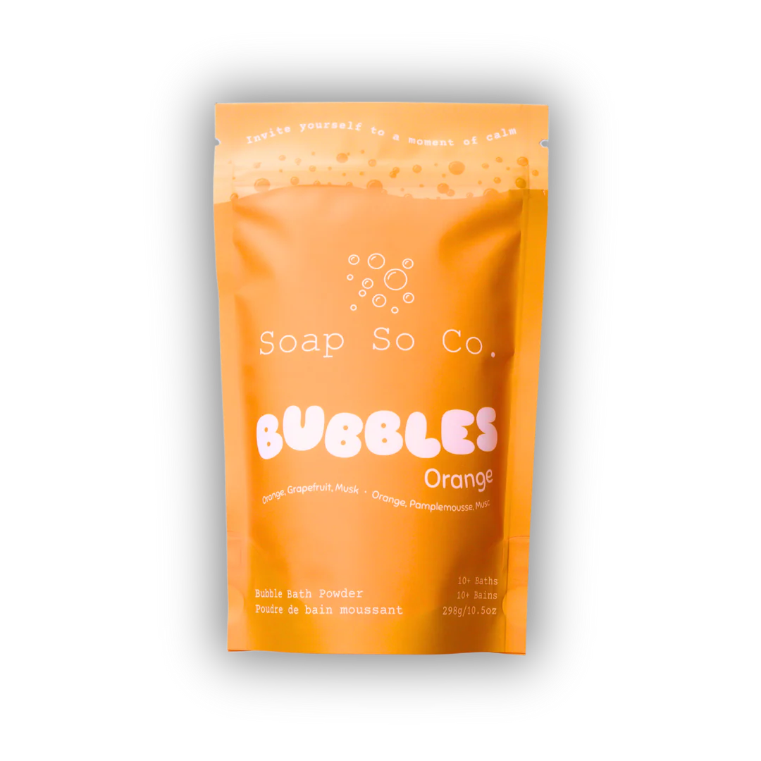Soap So Co. Orange Bubble Powder