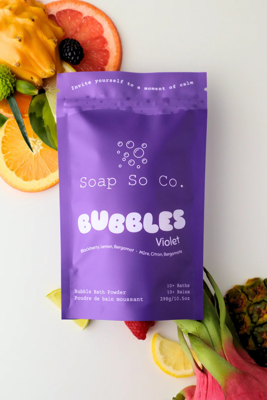 Soap So Co. Violet Bubble Powder