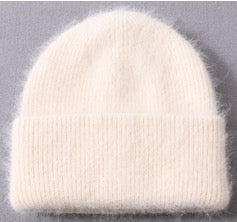 Zoey Fuzzy Angora Hat