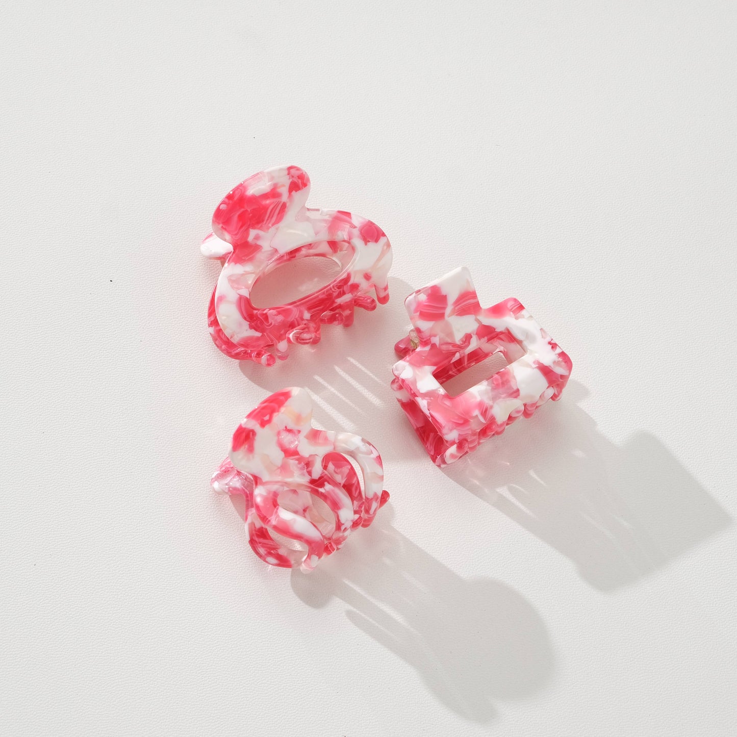 Crushed Peppermint | Mini Claw Clips