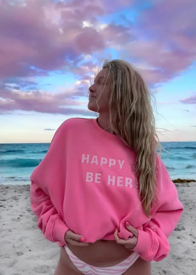 Happy To Be Here Crewneck