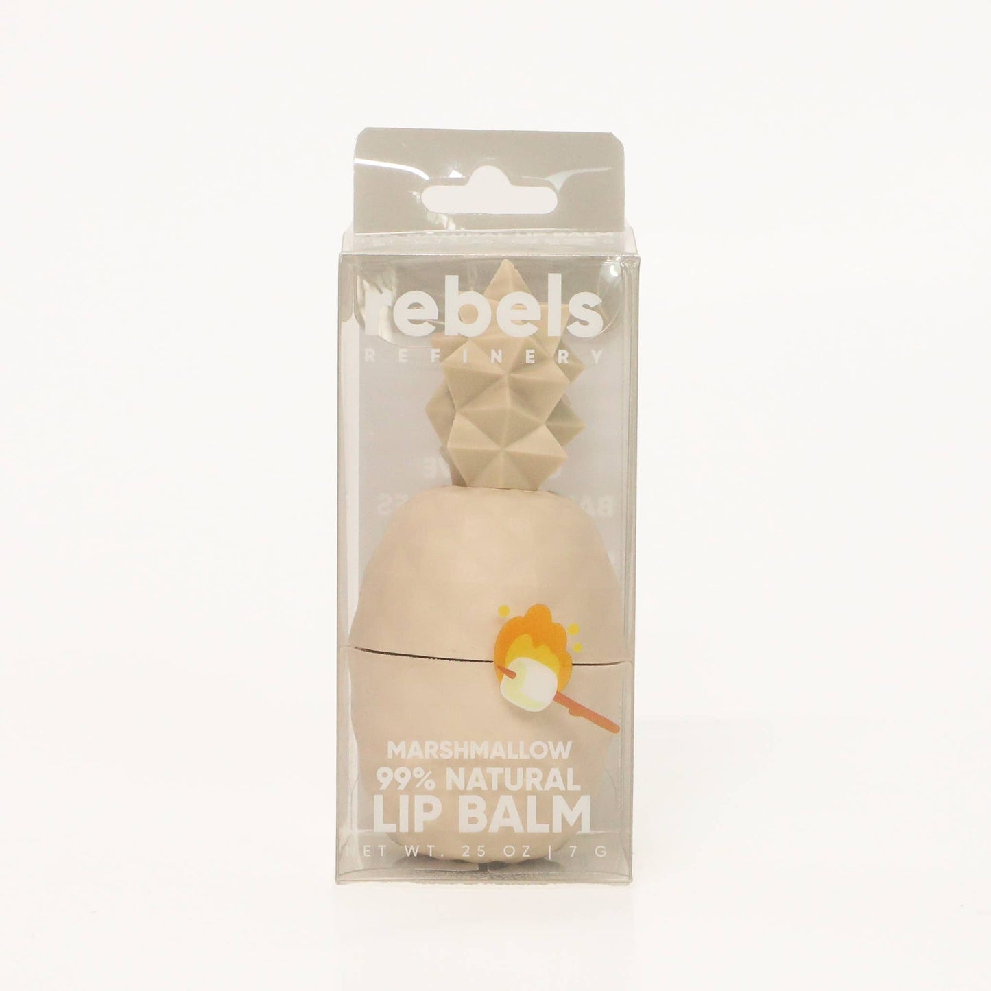 Cream Pineapple Lip Balm Natural: Cream / Marshmallow / Clear Box PEGGABLE