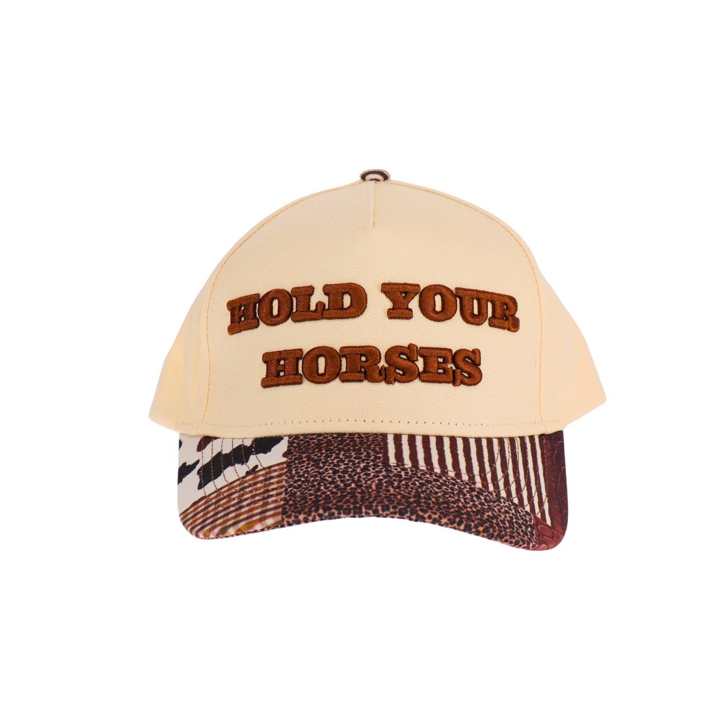 Hold Your Horses Embroidered Trucker Hat