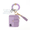 NEW: Calgary Vegan Leather Bracelet Card Case - Lavender