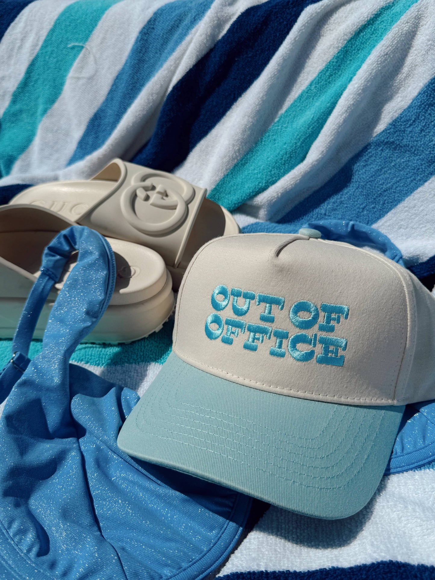 Out of Office - Vintage Trucker Hat: Black