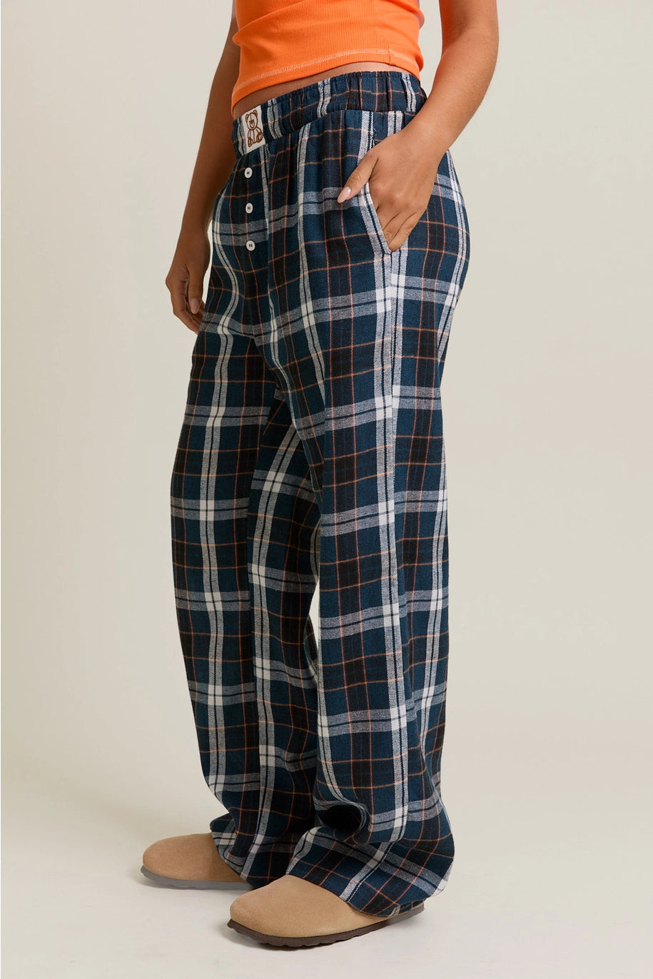 Teddy Plaid Boxer Pant