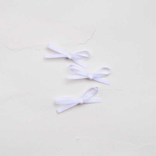 Satin Hair Ribbon Trio Set