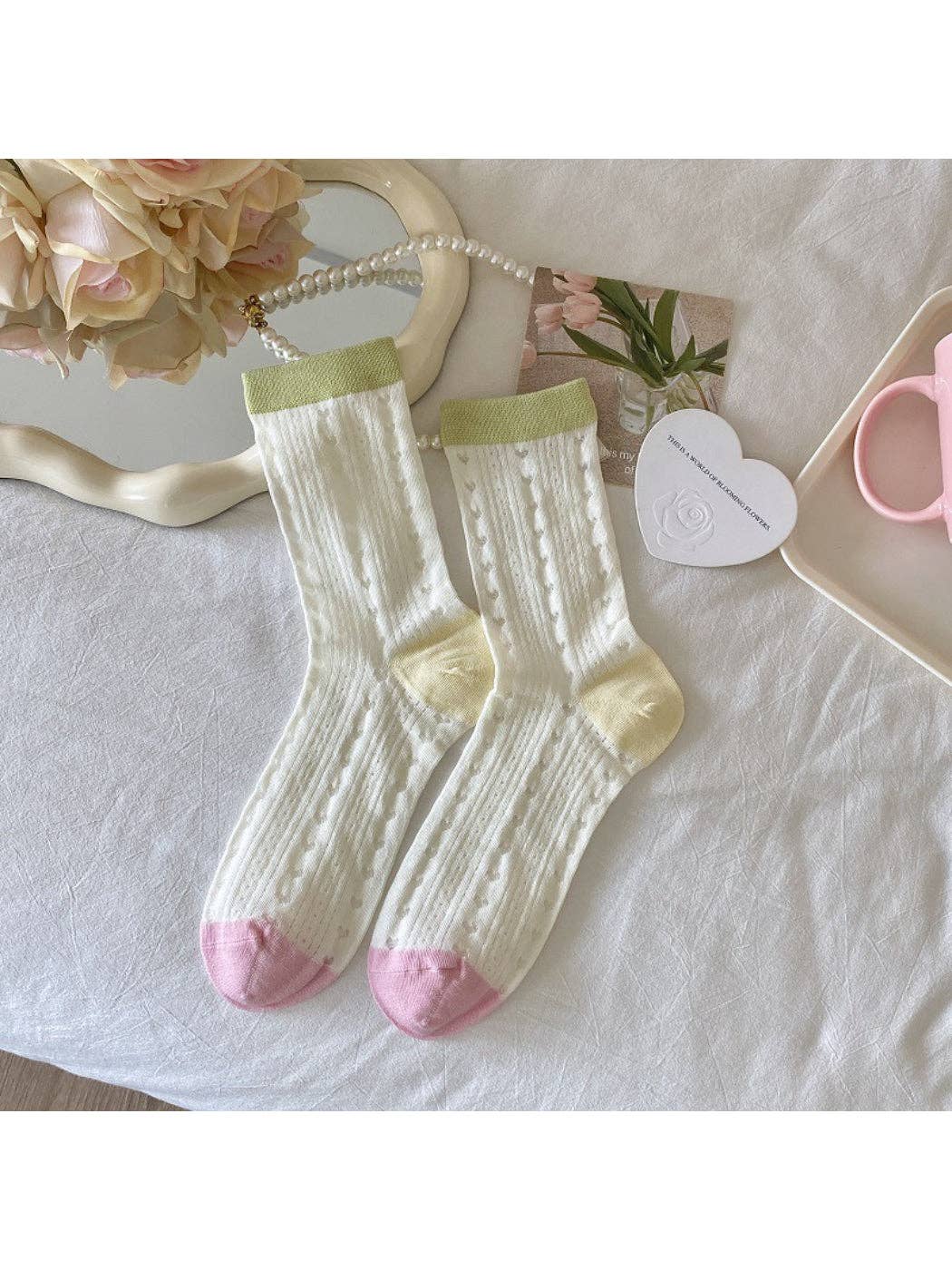 Pastel Mix Crew Socks