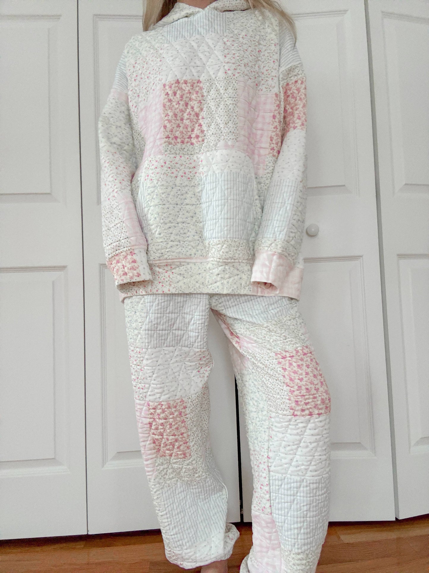 Quilted Pastel Joggers