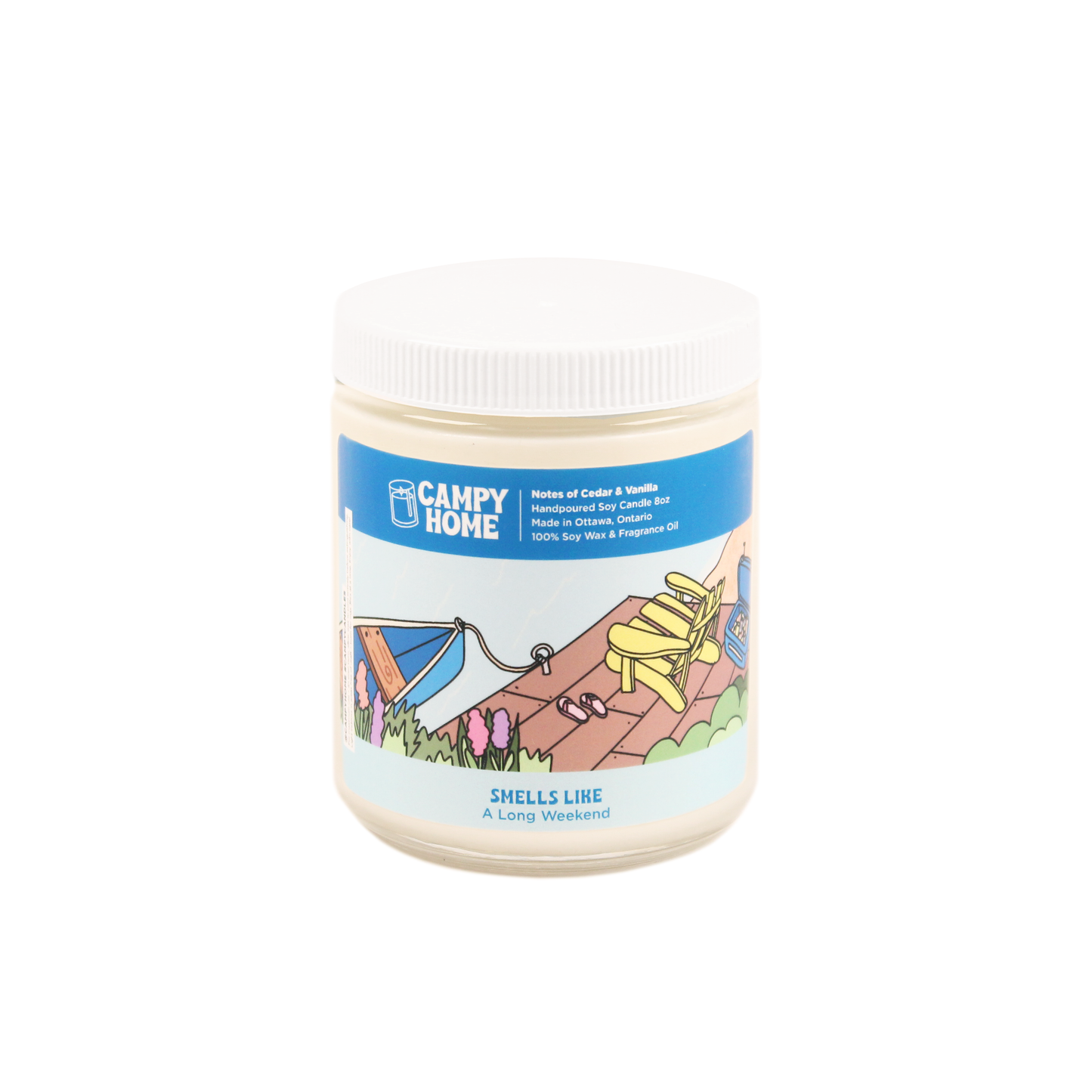 Cedar and Vanilla candle - eco soy wax