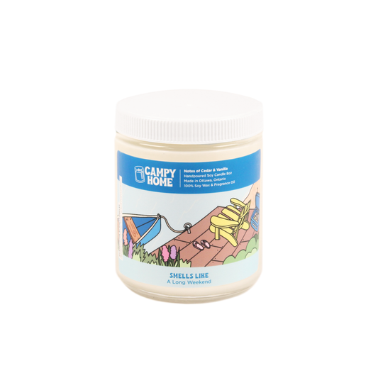 Cedar and Vanilla candle - eco soy wax