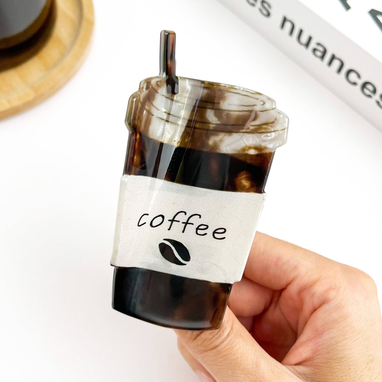 Cup O Joe Hair Clip